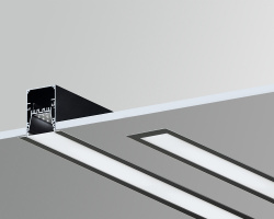 Встраиваемый светодиодный светильник LINER V60 с декоративной рамкой завода FALDI